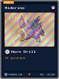 Nidorino · Horn Drill · Foil