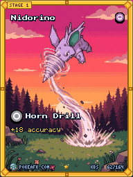 Nidorino · Horn Drill · Illustration Rare