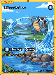 Blastoise · Hydro Pump · Illustration Rare