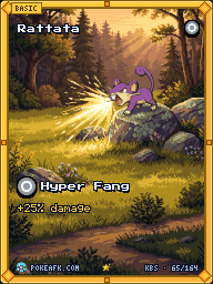 Rattata · Hyper Fang · Illustration Rare
