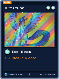 Articuno · Ice Beam · Foil