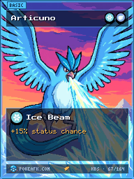 Articuno · Ice Beam · Full Art