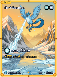 Articuno · Ice Beam · Illustration Rare
