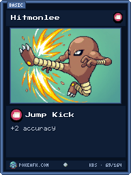 Hitmonlee · Jump Kick · Common