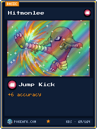 Hitmonlee · Jump Kick · Foil