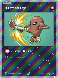 Hitmonlee · Jump Kick · Reverse Foil