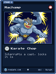 Machamp · Karate Chop · Common