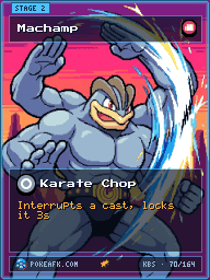 Machamp · Karate Chop · Full Art