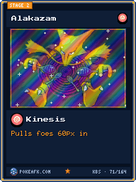 Alakazam · Kinesis · Foil