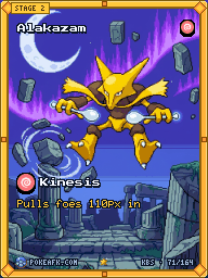 Alakazam · Kinesis · Illustration Rare
