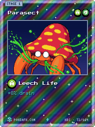 Parasect · Leech Life · Reverse Foil