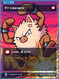 Primeape · Low Kick · Full Art