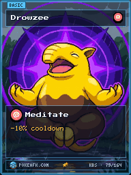 Drowzee · Meditate · Full Art