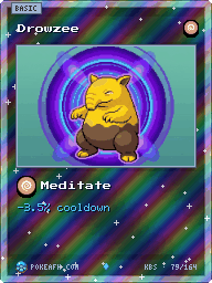 Drowzee · Meditate · Reverse Foil