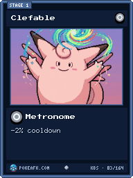 Clefable · Metronome · Common
