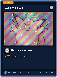 Clefable · Metronome · Foil