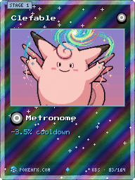 Clefable · Metronome · Reverse Foil