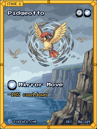 Pidgeotto · Mirror Move · Illustration Rare