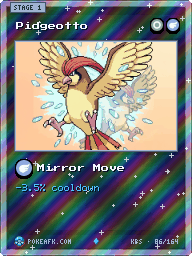 Pidgeotto · Mirror Move · Reverse Foil