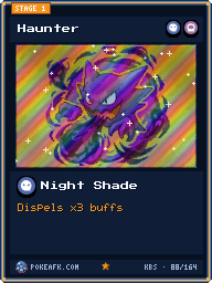 Haunter · Night Shade · Foil