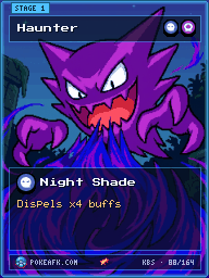 Haunter · Night Shade · Full Art