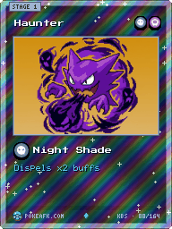 Haunter · Night Shade · Reverse Foil