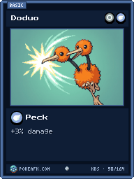 Doduo · Peck · Common