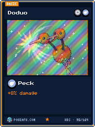 Doduo · Peck · Foil