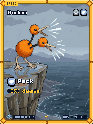 Doduo · Peck · Illustration Rare