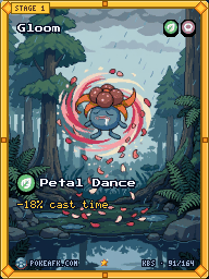 Gloom · Petal Dance · Illustration Rare