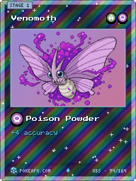 Venomoth · Poison Powder · Reverse Foil