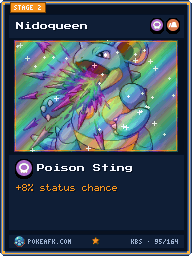 Nidoqueen · Poison Sting · Foil