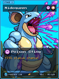 Nidoqueen · Poison Sting · Full Art