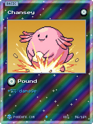 Chansey · Pound · Reverse Foil