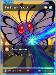 Butterfree · Psybeam · Full Art