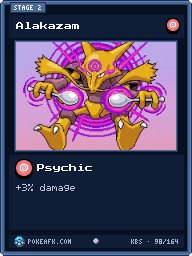 Alakazam · Psychic · Common