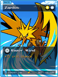 Zapdos · Razor Wind · Full Art