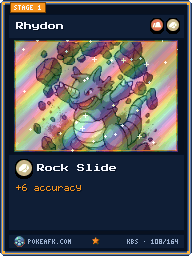 Rhydon · Rock Slide · Foil