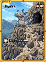 Rhydon · Rock Slide · Illustration Rare