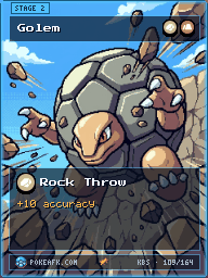 Golem · Rock Throw · Full Art