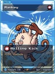 Mankey · Rolling Kick · Full Art