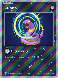 Ekans · Screech · Reverse Foil