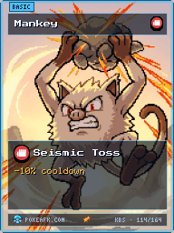 Mankey · Seismic Toss · Full Art