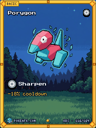 Porygon · Sharpen · Illustration Rare