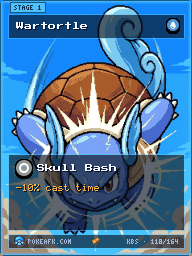 Wartortle · Skull Bash · Full Art