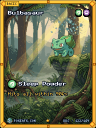 Bulbasaur · Sleep Powder · Illustration Rare