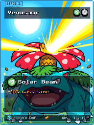Venusaur · Solar Beam · Full Art