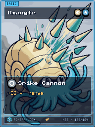 Omanyte · Spike Cannon · Full Art