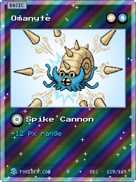 Omanyte · Spike Cannon · Reverse Foil