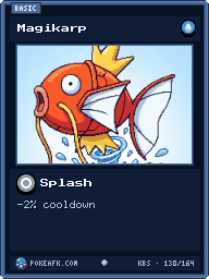 Magikarp · Splash · Common